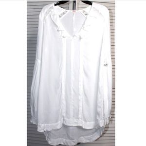 NWT Free People Ivory Peasant Tunic